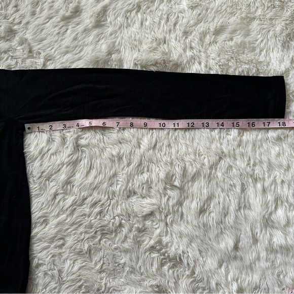 Madewell Top Whisper Cotton Rib-Crewneck Long-Sleeve Tee True Black XXS NWT New - Picture 11 of 11